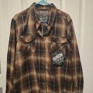 Dixxon Flannel XL Women Brown The Barrel